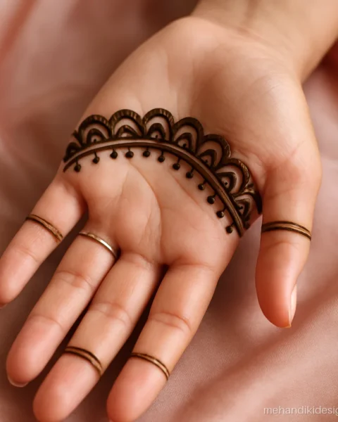 Simple mehandi